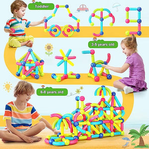 Magnetic Sticks Building Blocks For Kids Early Learning & Development (24 Pieces)